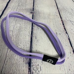 Lululemon purple double strap headband